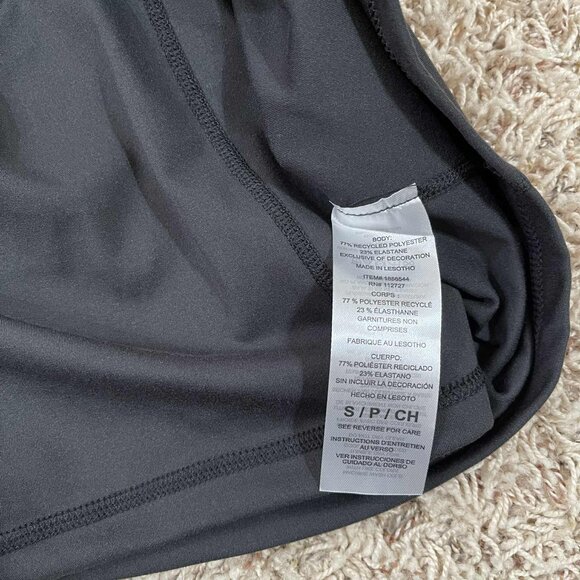 Elle Sport Women's Built-In Bra Active Tank Dress Black, Size Small (New) - Picture 13 of 16